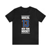 Barzal 13 New York Hockey Blue Vertical Design Unisex T-Shirt