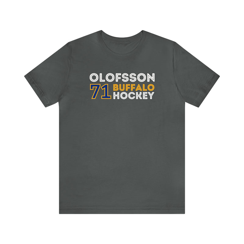 Olofsson 71 Buffalo Hockey Grafitti Wall Design Unisex T-Shirt