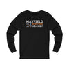 Mayfield 24 New York Hockey Grafitti Wall Design Unisex Jersey Long Sleeve Shirt