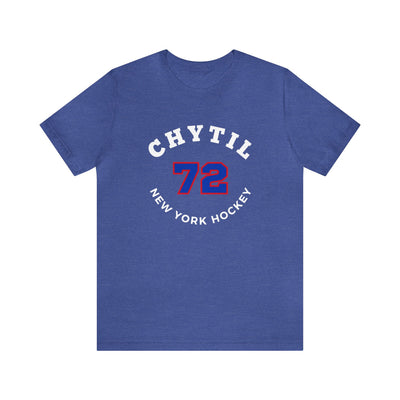 Chytil 72 New York Hockey Number Arch Design Unisex T-Shirt