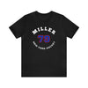 Miller 79 New York Hockey Number Arch Design Unisex T-Shirt