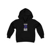 Shesterkin 31 New York Hockey Royal Blue Vertical Design Youth Hooded Sweatshirt