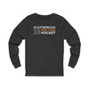 Clutterbuck 15 New York Hockey Grafitti Wall Design Unisex Jersey Long Sleeve Shirt