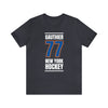 Gauthier 77 New York Hockey Blue Vertical Design Unisex T-Shirt