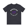 Wheeler 17 New York Hockey Number Arch Design Unisex T-Shirt