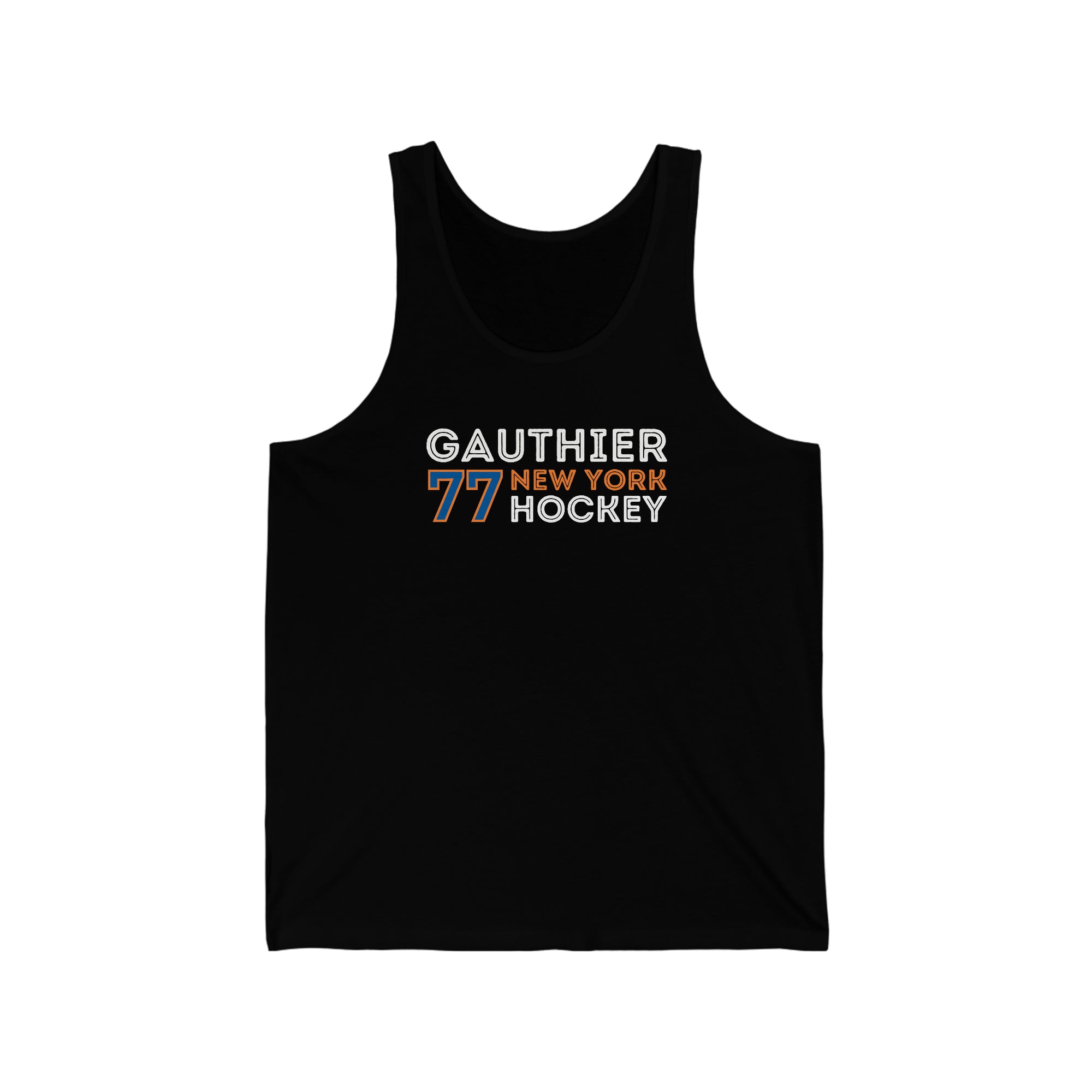 Gauthier 77 New York Hockey Grafitti Wall Design Unisex Jersey Tank Top