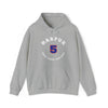 Harpur 5 New York Hockey Number Arch Design Unisex Hooded Sweatshirt