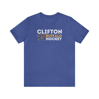 Clifton 75 Buffalo Hockey Grafitti Wall Design Unisex T-Shirt