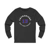 Lafreniere 13 New York Hockey Number Arch Design Unisex Jersey Long Sleeve Shirt