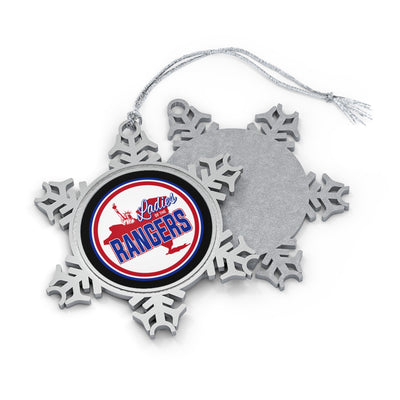 Ladies Of The Rangers Pewter Snowflake Ornament