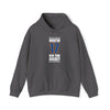 Martin 17 New York Hockey Blue Vertical Design Unisex Hooded Sweatshirt