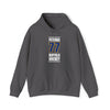 Peterka 77 Buffalo Hockey Royal Blue Vertical Design Unisex Hooded Sweatshirt