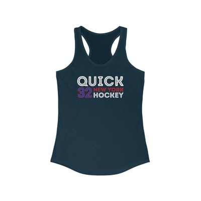 Quick 32 New York Hockey Grafitti Wall Design Women's Ideal Racerback Tank Top