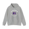 Goodrow 21 New York Hockey Number Arch Design Unisex Hooded Sweatshirt