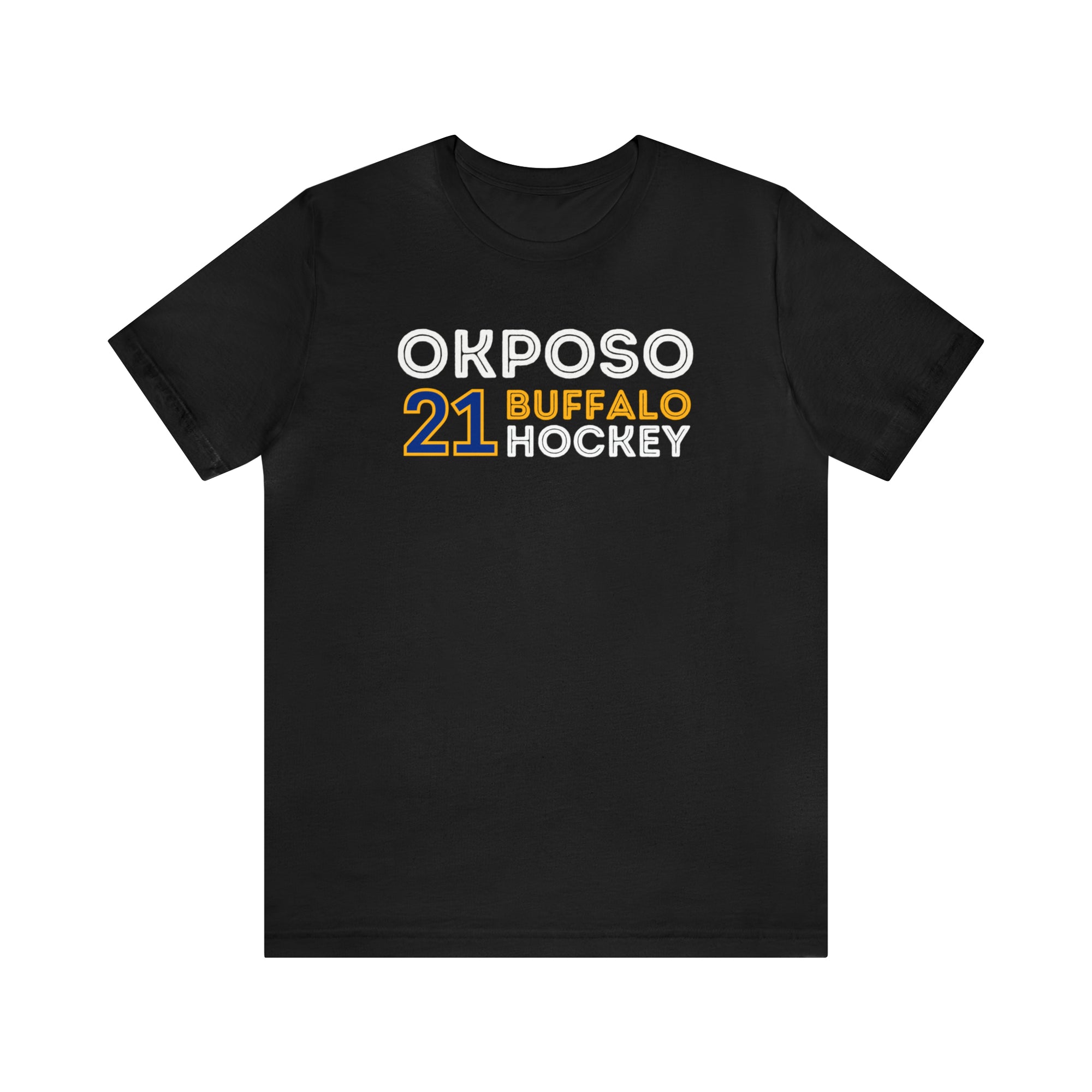 Okposo 21 Buffalo Hockey Grafitti Wall Design Unisex T-Shirt