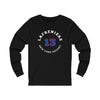 Lafreniere 13 New York Hockey Number Arch Design Unisex Jersey Long Sleeve Shirt