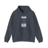 Pulock 6 New York Hockey Blue Vertical Design Unisex Hooded Sweatshirt