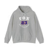 Fox 23 New York Hockey Number Arch Design Unisex Hooded Sweatshirt