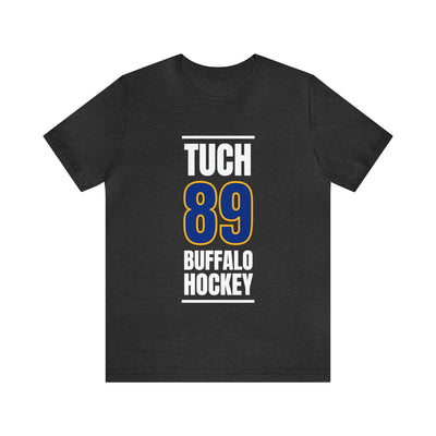 Tuch 89 Buffalo Hockey Royal Blue Vertical Design Unisex T-Shirt