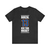 Barzal 13 New York Hockey Blue Vertical Design Unisex T-Shirt