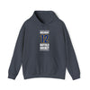 Greenway 12 Buffalo Hockey Royal Blue Vertical Design Unisex Hooded Sweatshirt