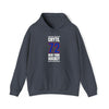 Chytil 72 New York Hockey Royal Blue Vertical Design Unisex Hooded Sweatshirt