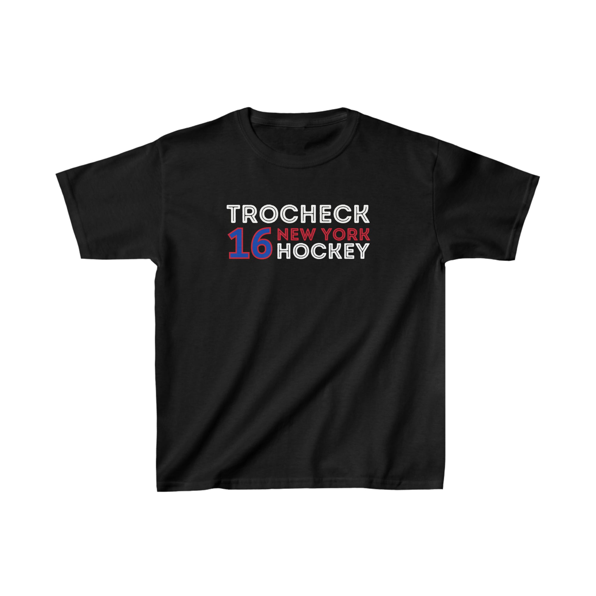 Trocheck 16 New York Hockey Grafitti Wall Design Kids Tee