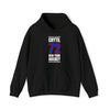 Chytil 72 New York Hockey Royal Blue Vertical Design Unisex Hooded Sweatshirt