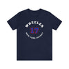 Wheeler 17 New York Hockey Number Arch Design Unisex T-Shirt