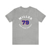 Miller 79 New York Hockey Number Arch Design Unisex T-Shirt