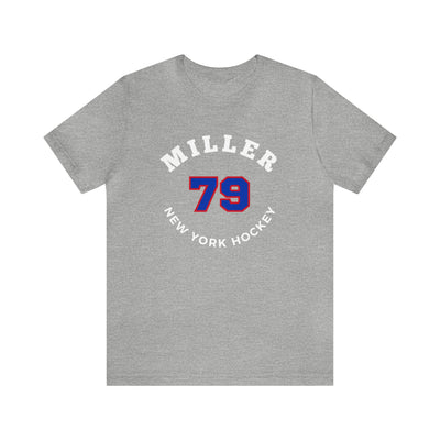 Miller 79 New York Hockey Number Arch Design Unisex T-Shirt