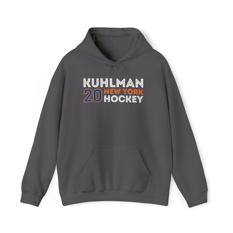 Kuhlman 20 New York Hockey Grafitti Wall Design Unisex Hooded Sweatshirt