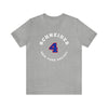 Schneider 4 New York Hockey Number Arch Design Unisex T-Shirt