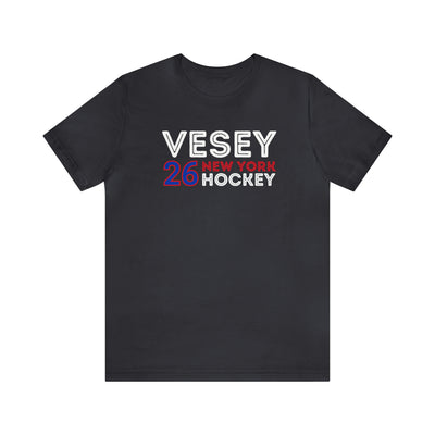 Jimmy Vesey T-Shirt 26 New York Hockey Grafitti Wall Design Unisex