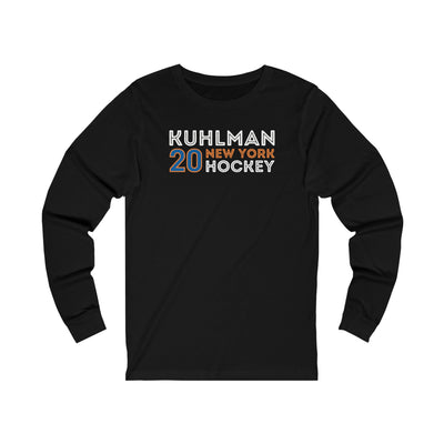 Kuhlman 20 New York Hockey Grafitti Wall Design Unisex Jersey Long Sleeve Shirt