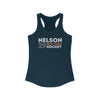 Nelson 29 New York Hockey Grafitti Wall Design Women's Ideal Racerback Tank Top