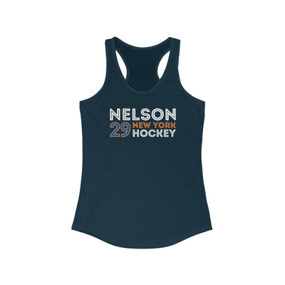 Nelson 29 New York Hockey Grafitti Wall Design Women's Ideal Racerback Tank Top