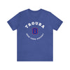 Trouba 8 New York Hockey Number Arch Design Unisex T-Shirt