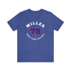 Miller 79 New York Hockey Number Arch Design Unisex T-Shirt