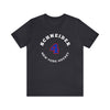 Schneider 4 New York Hockey Number Arch Design Unisex T-Shirt