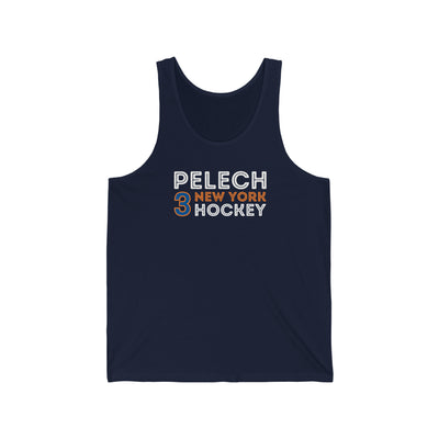 Pelech 3 New York Hockey Grafitti Wall Design Unisex Jersey Tank Top