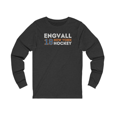 Engvall 18 New York Hockey Grafitti Wall Design Unisex Jersey Long Sleeve Shirt