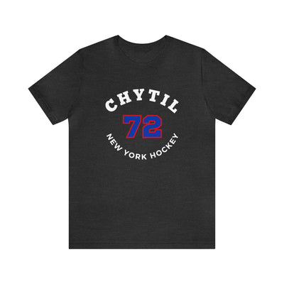 Chytil 72 New York Hockey Number Arch Design Unisex T-Shirt