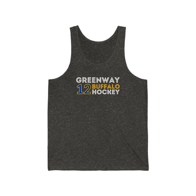 Greenway 12 Buffalo Hockey Grafitti Wall Design Unisex Jersey Tank Top