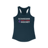 Schneider 4 New York Hockey Grafitti Wall Design Women's Ideal Racerback Tank Top