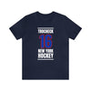 Trocheck 16 New York Hockey Royal Blue Vertical Design Unisex T-Shirt