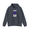 Lafreniere 13 New York Hockey Royal Blue Vertical Design Unisex Hooded Sweatshirt