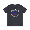 Miller 79 New York Hockey Number Arch Design Unisex T-Shirt