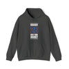 Romanov 28 New York Hockey Blue Vertical Design Unisex Hooded Sweatshirt