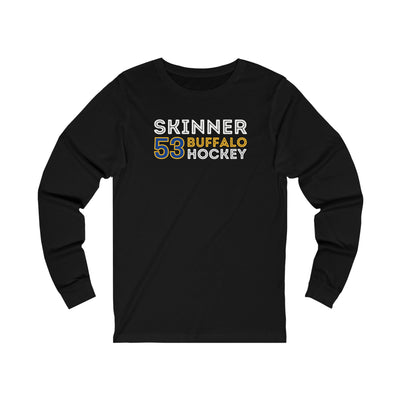 Skinner 53 Buffalo Hockey Grafitti Wall Design Unisex Jersey Long Sleeve Shirt